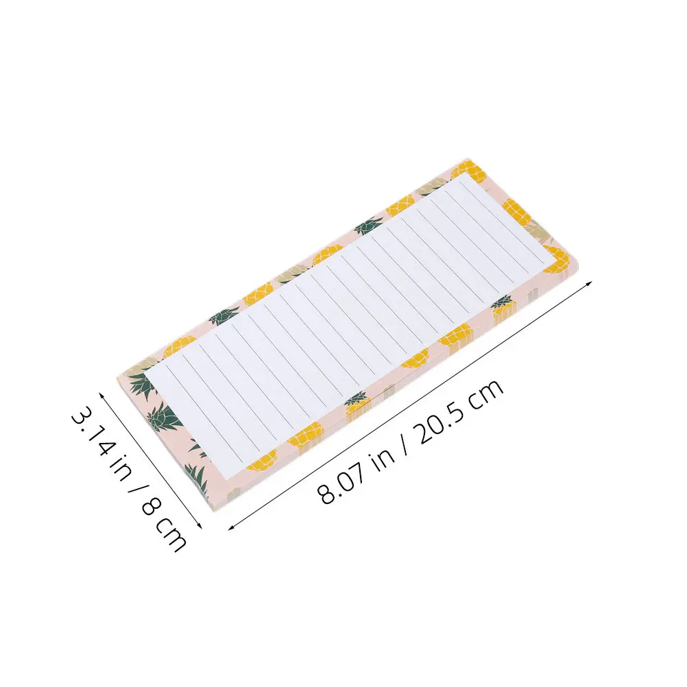 4Pcs Magnetic Refrigerator Memo Pads Grocery List Notepads Message Reminder Magnetic Notepads List Notepad