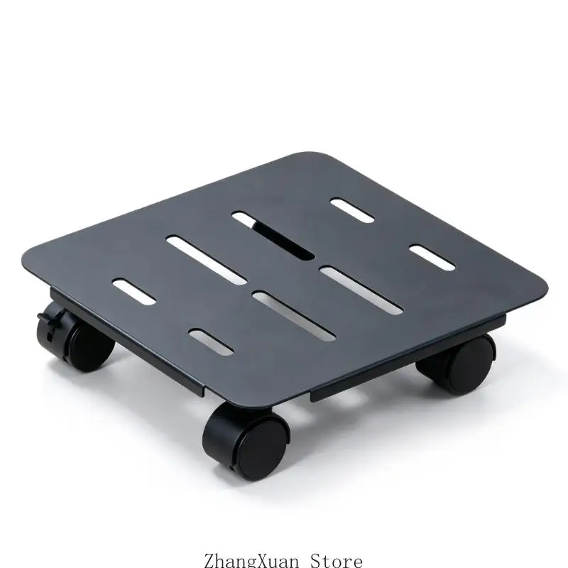 Topfständer-Tablett mit Rädern, Rollsockel aus Metall mit belüfteter Plattform für Innenbehälter und Haushaltsräume 3XUF – Detail 5