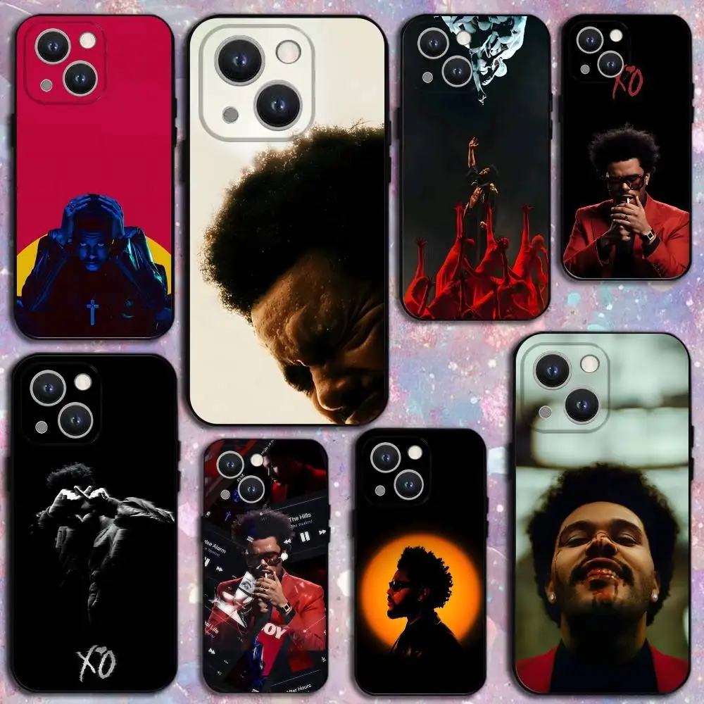 

The W-Weekend Phone Case For iPhone 16,15,14,13,12,11 Plus,Pro Max,XS,X,XR,SE,Mini,8,7,Soft Silicone Black Cover