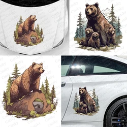 bear animal forest Car Decal Hood Decal Side Vinyl Sticker Decal Truck Graphic Ita Car Wrap Car Paint Decoration Sticker Decal