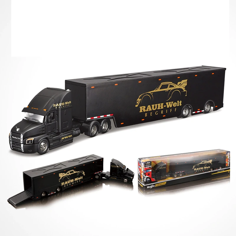 Maisto 1:64 MACK Anthem LoneStar UP Transport Casting Manufacturing Trailer Model Simulation Model Alloy Car Collection