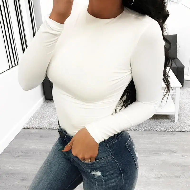 

Women's Long Sve Jumpsuit One-Piece Suit Commute Sle Polyester Fiber mid Waist ort Pants No Brand Registered Trademark