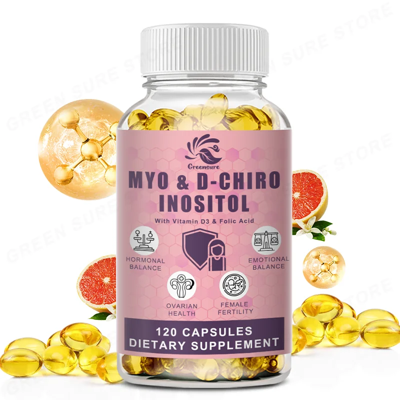 Inositol & D-Chiro Inositol Blend | Most Beneficial 40:1 Ratio | Female Hormone Balance & Healthy Ovarian Function Support