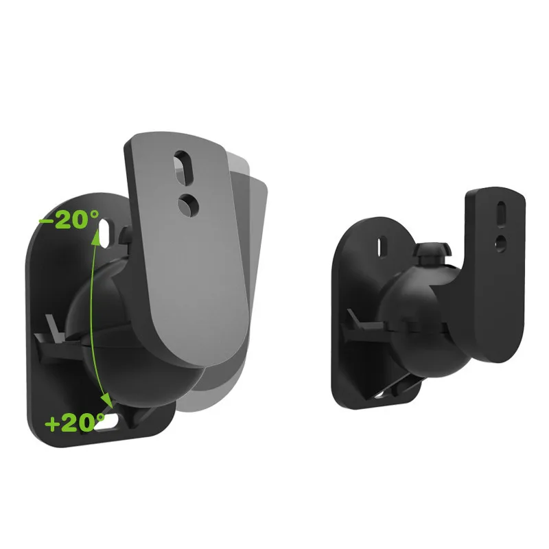 (1 Par) Universal Surround Titular Speaker Bracket Wall Mount Tilt giratória titular Stand S03