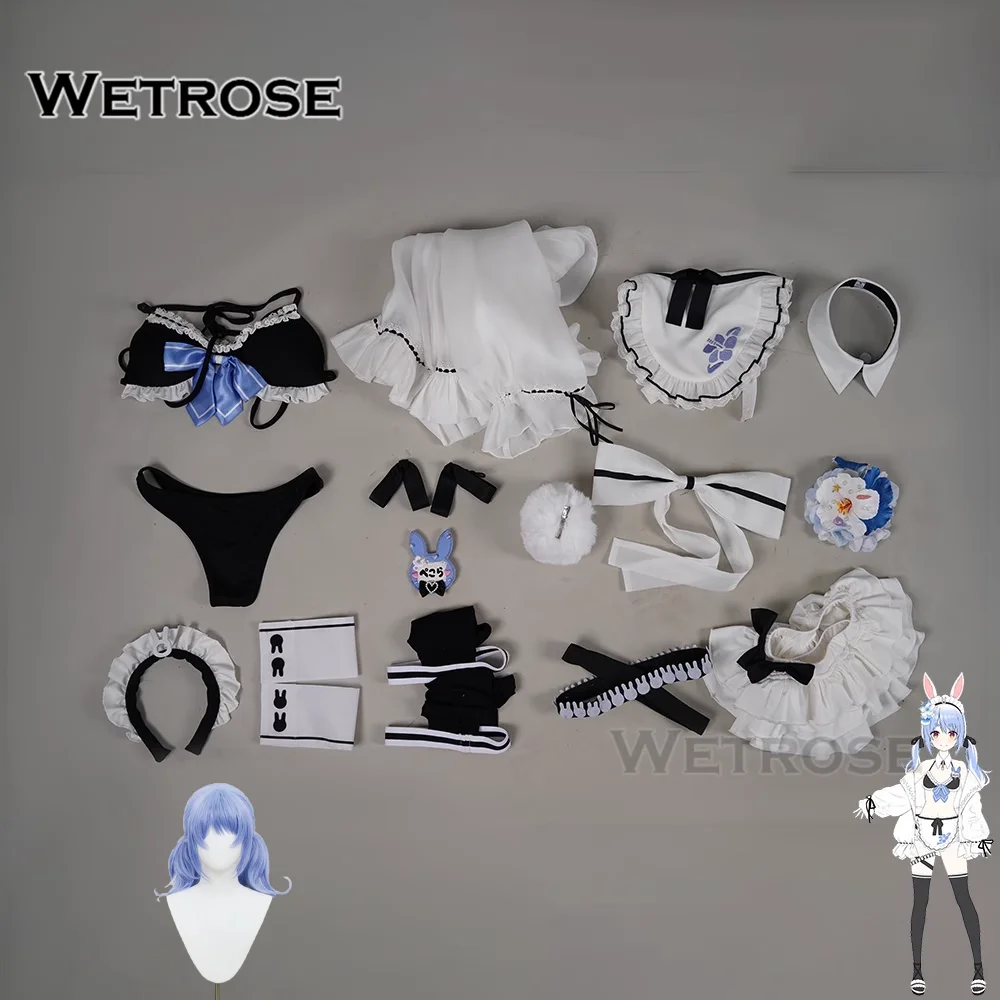 n*様 Wetrose 兎田ぺこら ホロナツパラダイス 水着 コスプレ衣装 Wetrose】In Stock Hololive JP Vtuber Pekora Usada Holonatsu