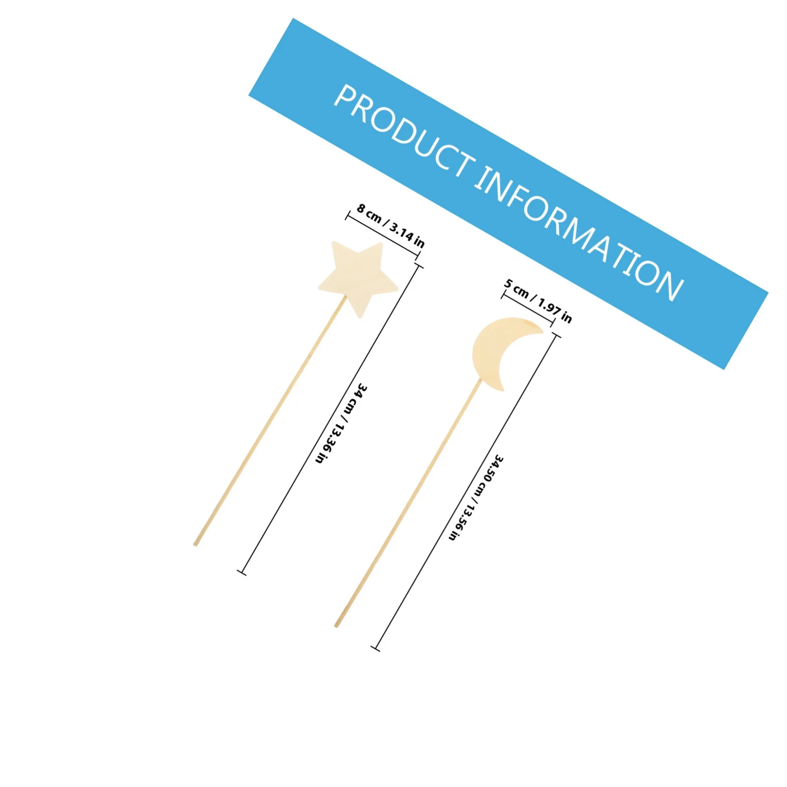 Varita en blanco de palo de Hada de madera para manualidades de grafiti, varita de Ángel puesta en escena, decoración de fiesta, coordinación mano-ojo, 12 Uds.