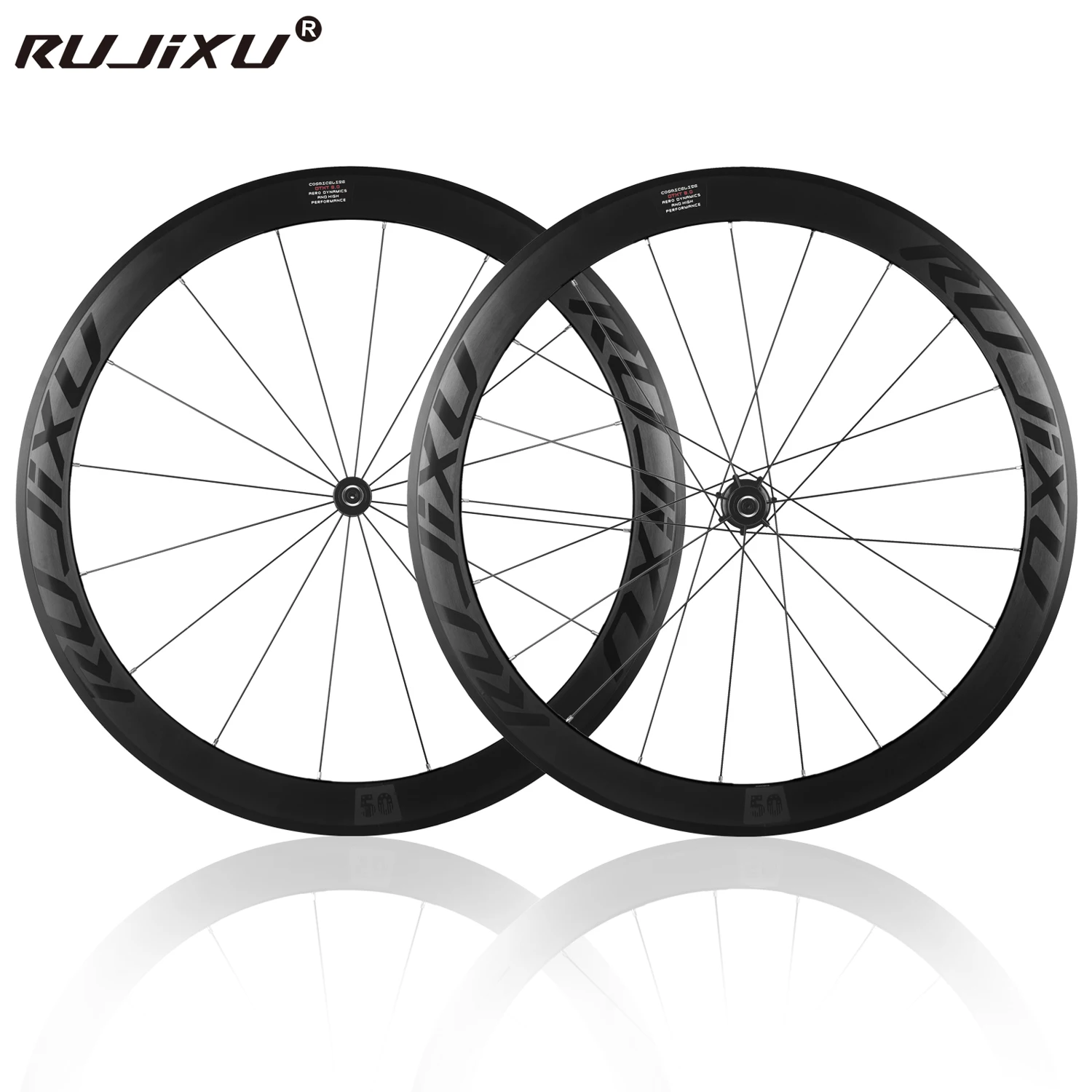 700C ultra-light carbon fiber tube HUB 120 ring road bike wheel V brake double aluminum alloy depth 30/40/50mm wheelset