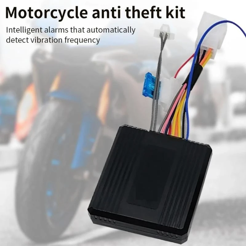 

U13C 12V Motorbike Security System Engine Start Arming Disarming with Remote Controller Anti-Theft Alarm System Universal