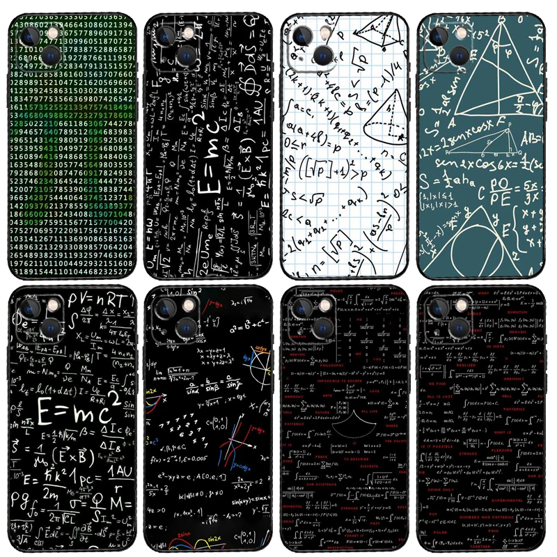 حافظة علمية مضحكة للرياضيات من E mc2 لهاتف ZTE Nubia RedMagic 10 Air 5G 6 7 6S 7S Pro RedMagic 9S 8s 10S 8 9 10 Pro Plus #1