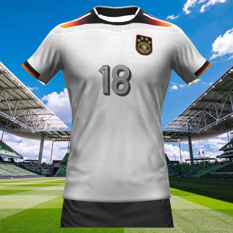 

Мужская футбольная футболка с 3D-принтом 2025 года, дышащая и удобная тренировочная футбольная футболка с короткими рукавами для взрослых, детей и мальчиков