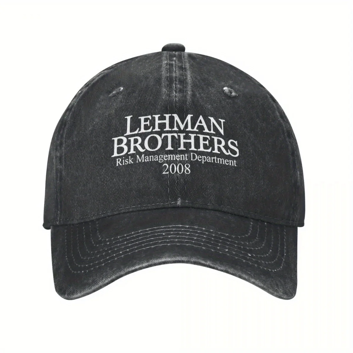 DistMurcia Washed Snapback Hat, Casual Baseball Cap, Lehman Brothers, Risk Management, Outdoor, All Seasons, Travel Hats, Unisex