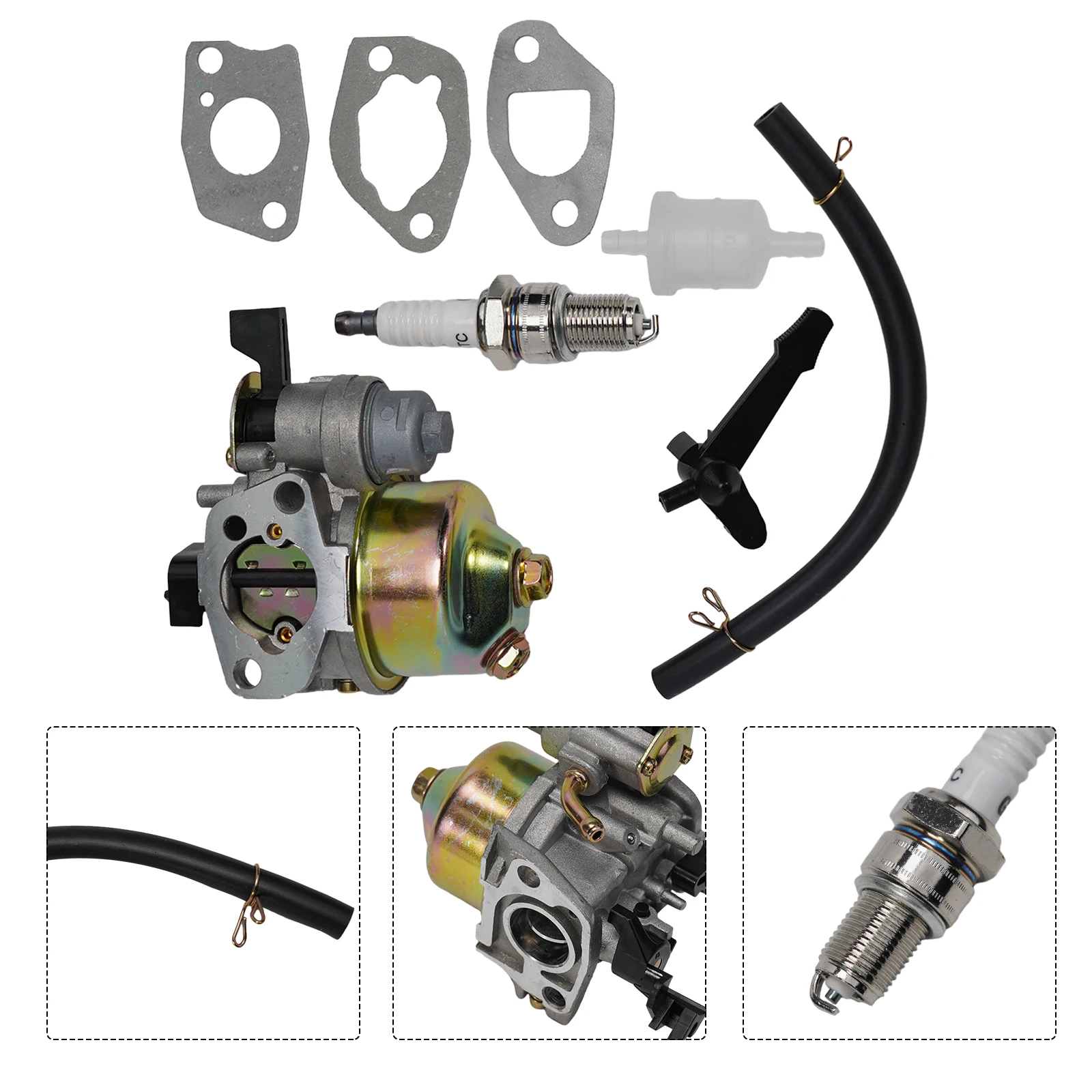 Carburetor For For Loncin 5.5 and 6.5 Engines Supporting Snow Blower Functionality and Vibrating Plate Motor Operation