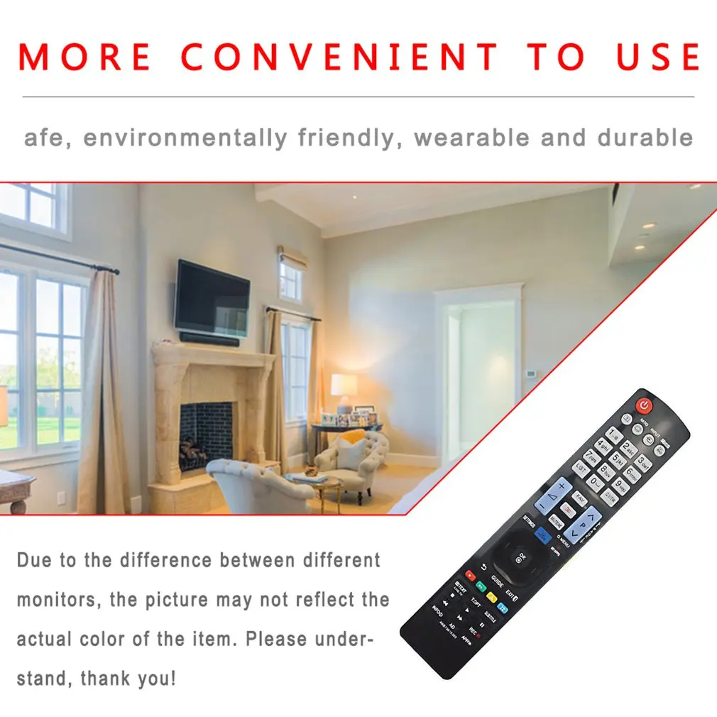 Universal Remote Controller ABS Plastic Replacement Tv Box Remote Control For Set Top Box English Version For LG AKB73615303