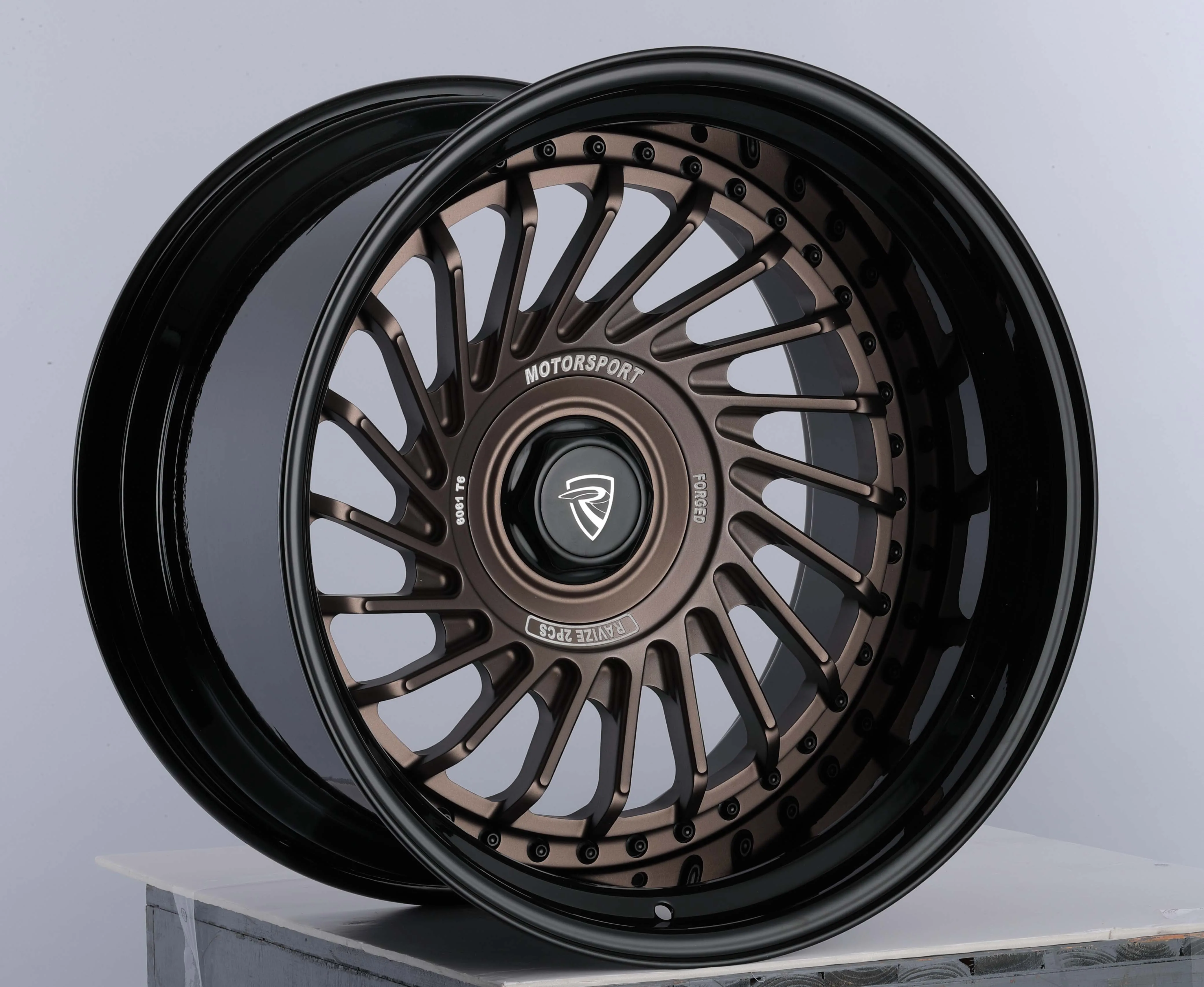 Factory Custom Forged Concave Off Road Aluminum Alloy Wheels Carbon Fiber Multi-Spoke Lug Pattern Wheel Rim for Passenger Car