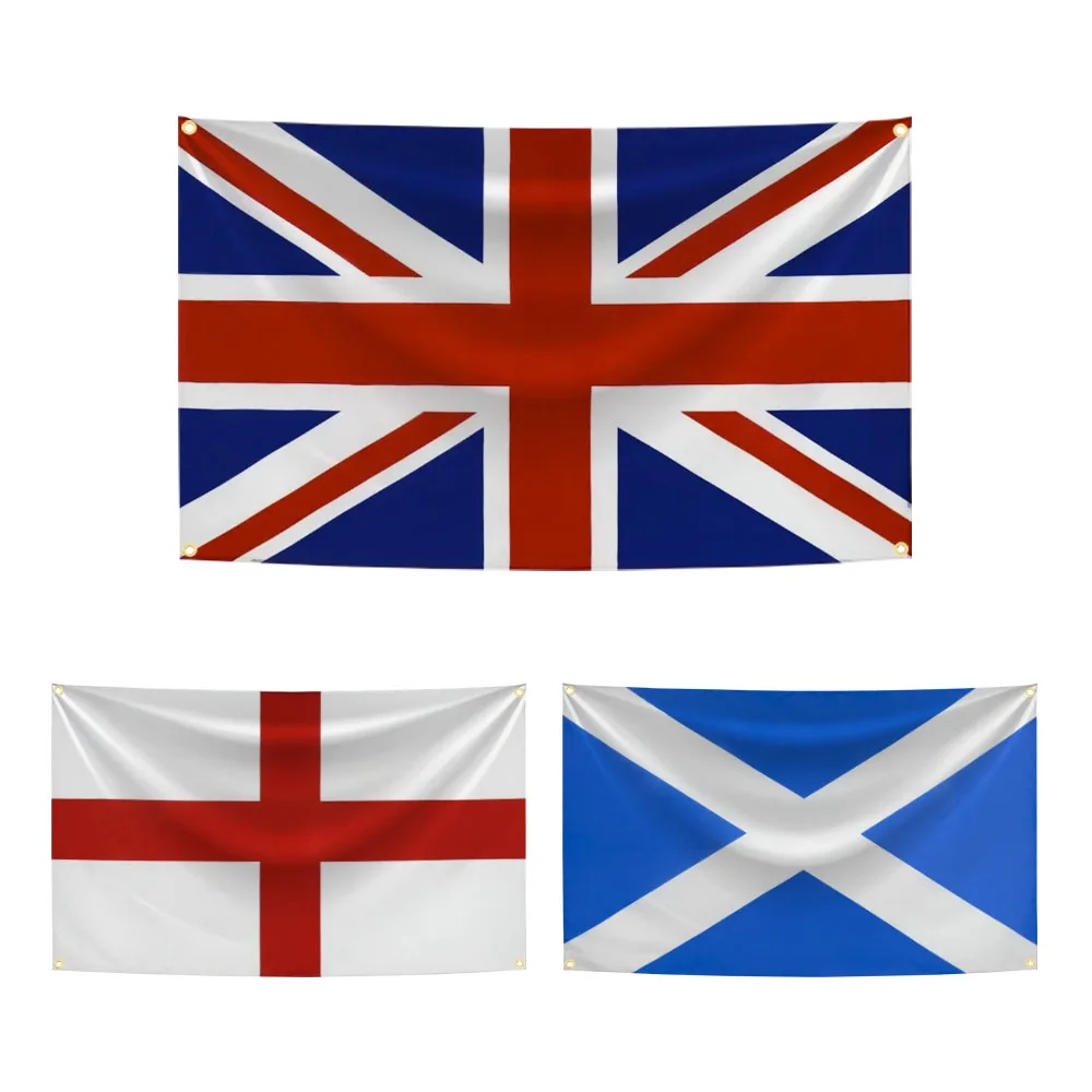 JMFLAG 90x150cm UK United Kingdom Britain Cymru Northern Ireland Scotland England Flag Polyester Printed Decoration Banner
