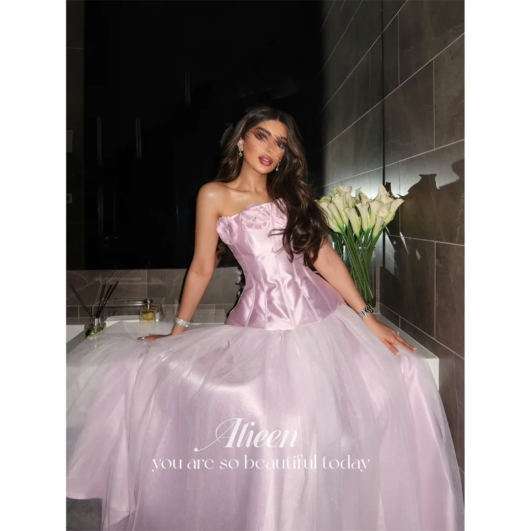 

Aileen Satin One-Shoulder Burgundy A-Line Evening Dress 2026 Prom Dress Formal Evening Customized Women Ladies Elegant Gowns