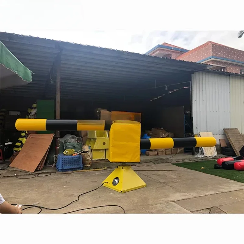 

Inflatable mechanical wiping sweeper melting game arm