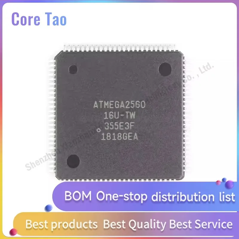 1PCS/LOT ATMEGA2560-16AU ATMEGA2560   TQFP100 8-bit microcontroller chip