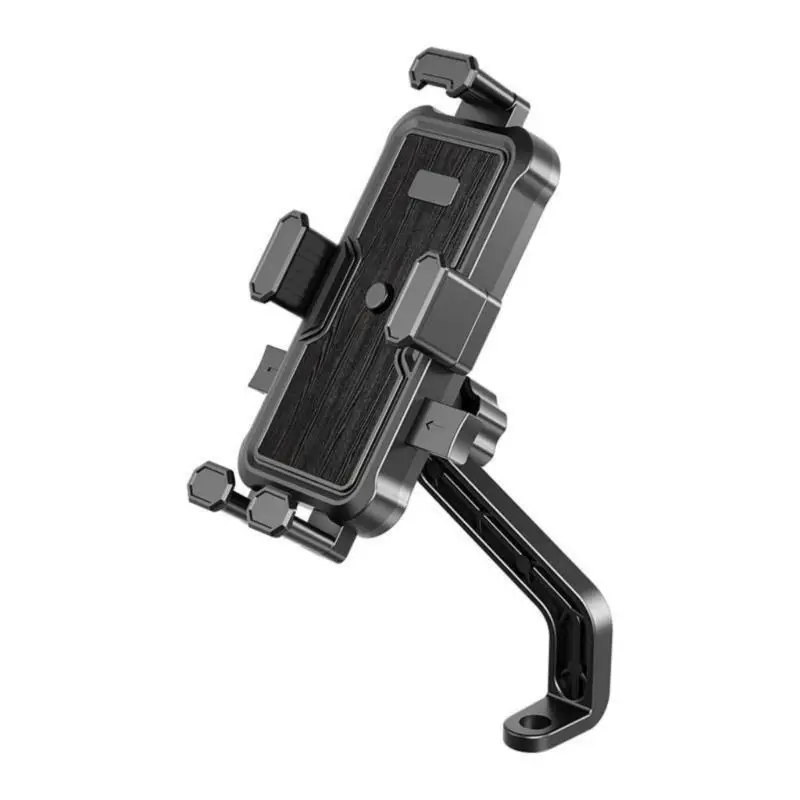 Y1ub دراجة نارية حامل الهاتف المقود/مرآة الرؤية الخلفية حامت محول الهاتف الدوار