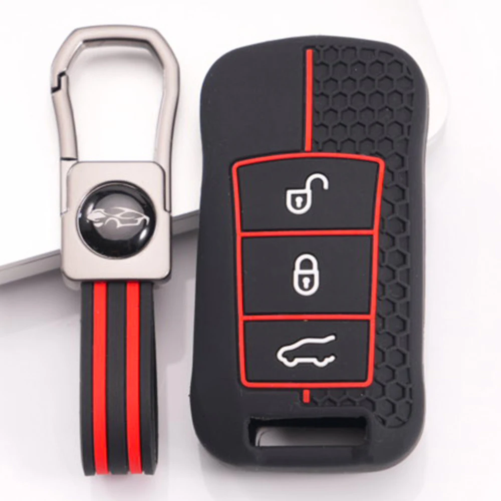 Porte-clés souple avec chaîne pour Porsche 911 911 GT3 Cayenne Macan Panamera Cayman Boxster 718 Taycan Carrera, antichoc et flexible