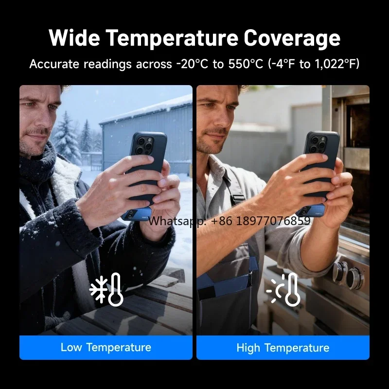 TOPDON TC001 Max Dual-Lens Mini Mobile Heat Thermal Infrared Imaging Double Camera Multi-System Compatibility Long Range Imager