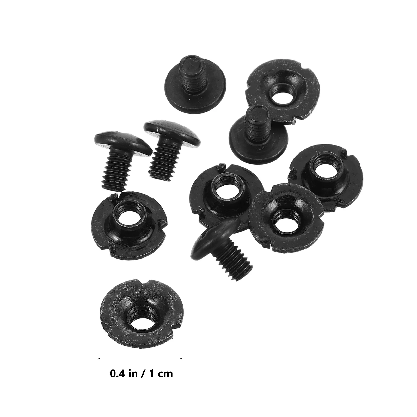 6Set Roller Skate Buckles Screws Quick Repair Lightweight Durable Energy Strap Replacement for Speed Skating Accessories