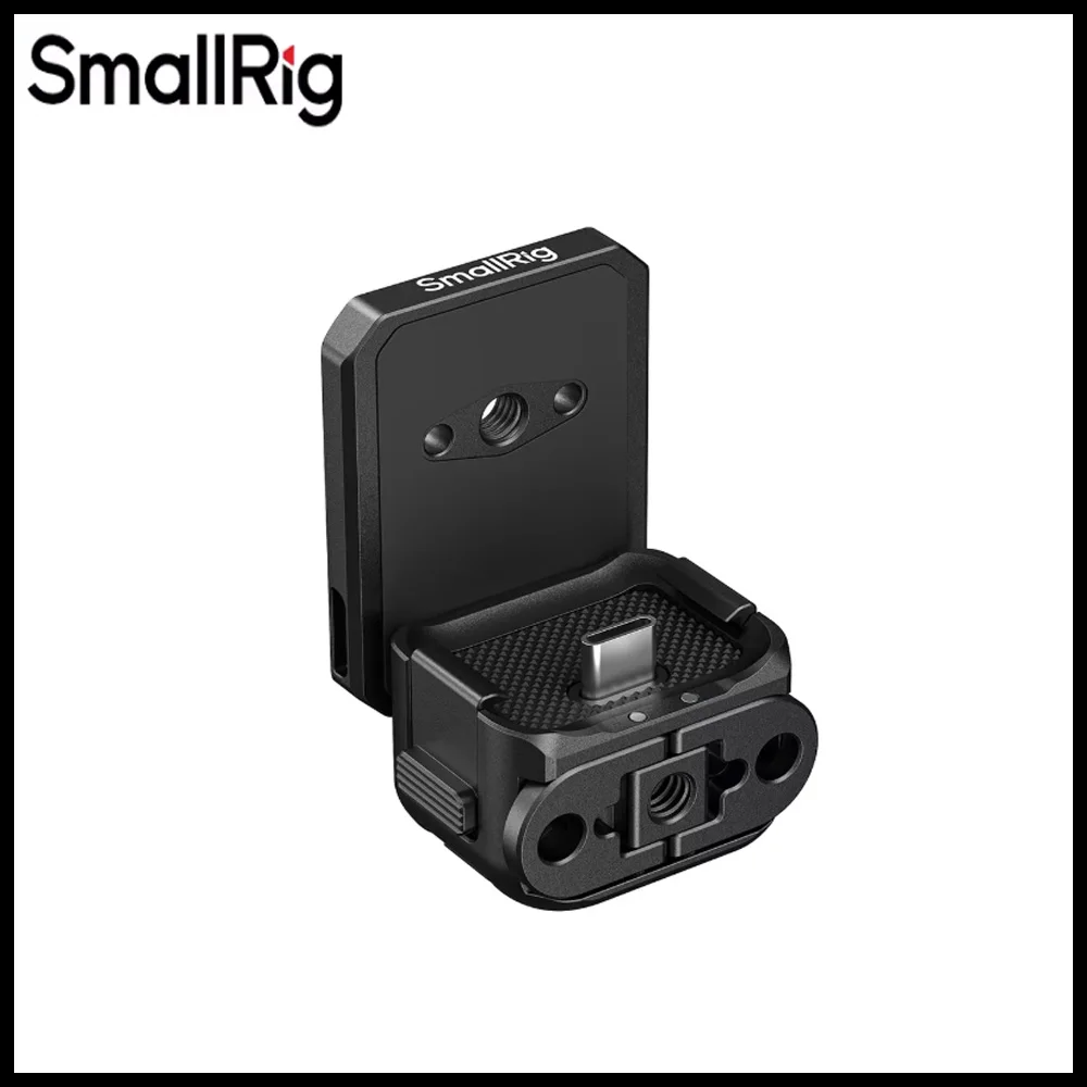 smallrig-6359-osmo-pocket-4-3-用-usb-c-ポート付き取り付け可能なクイックリリース-バックプレート-マウント-サポート