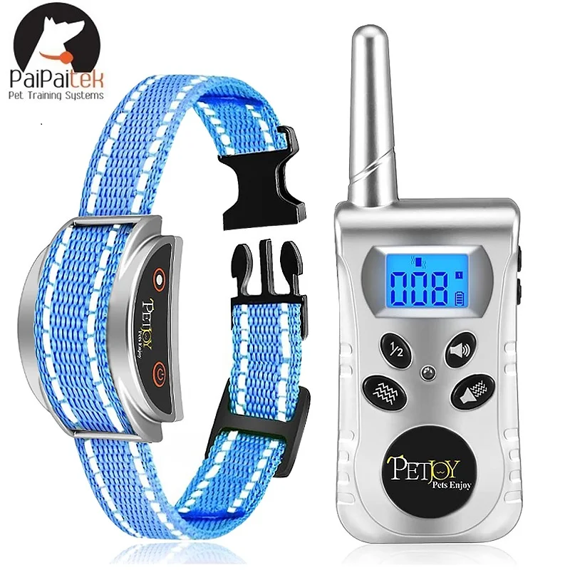 Cat Training Collar With Remote 1600ft,Cat Anti Meow Collar&No Shock Bark Collar,Waterproof Cat Vibration Collar,Safe&Useful