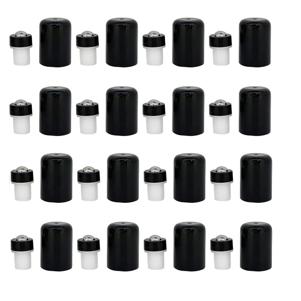 500 szt. Wielorazowych, szczelnych metalowych wkładek z kulką do butelek na olejki eteryczne 5 ml i 15 ml, pasujących do doTERRA, Young Living, Plant.