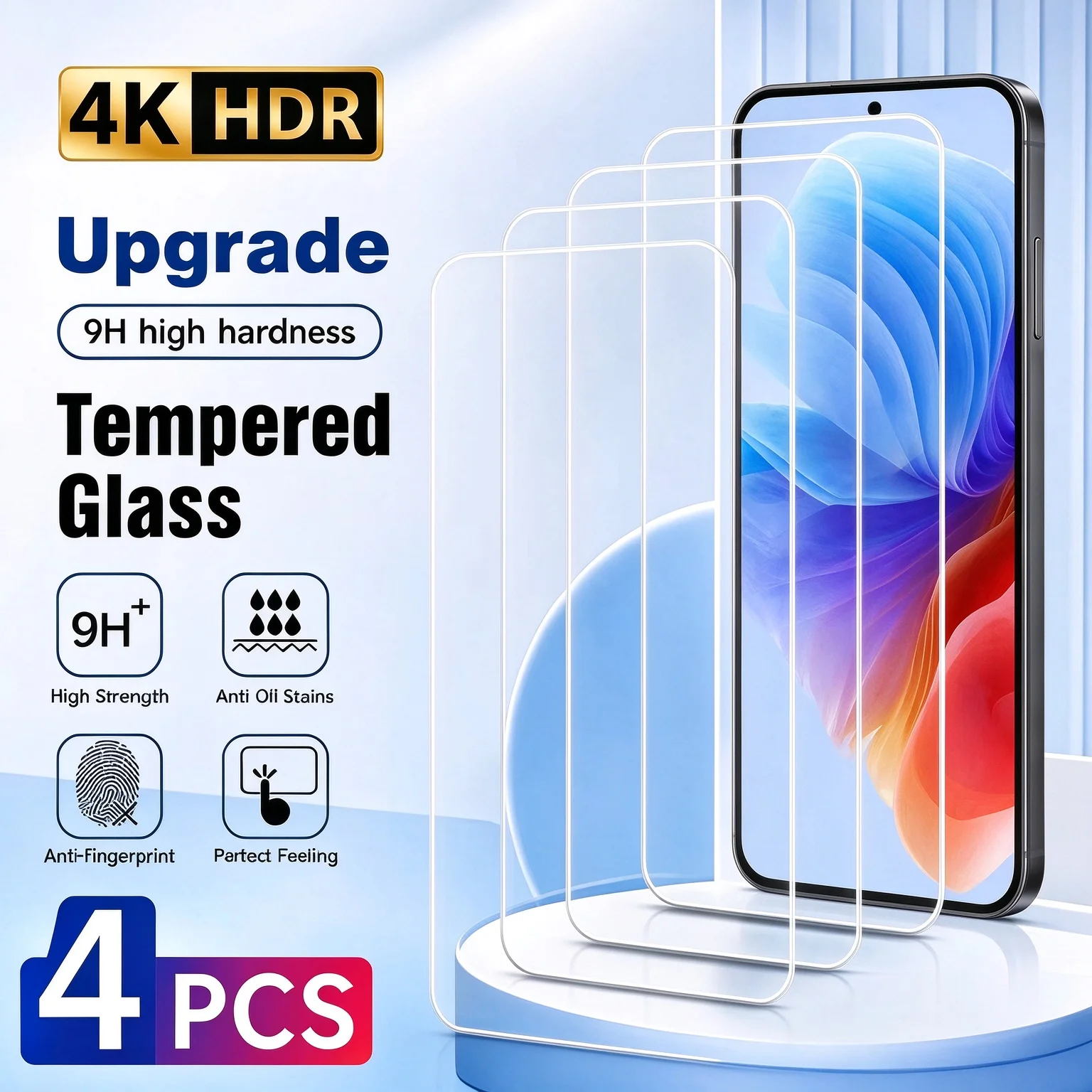 1-4Pcs For Google Pixel 10 9 11 Pro Tempered Glass For Google Pixel 10 11 9 Pro XL 9A Screen Protector Fingerprint Unlock Film