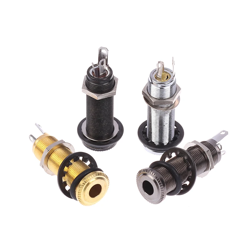 

Threaded Cylinder Jack Pickup Plug Sockets For Electric Guitar Accessories Parts