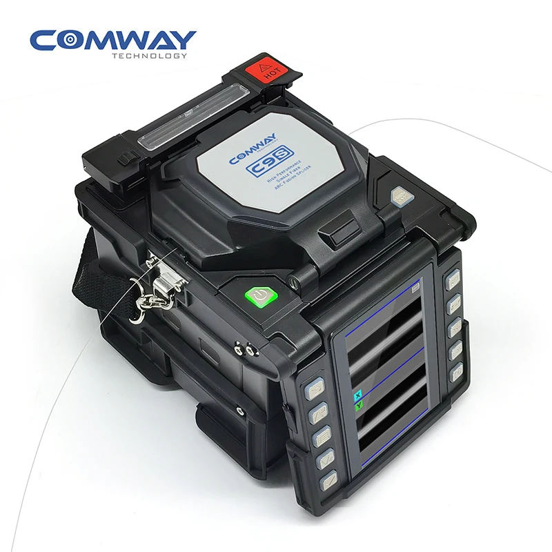 Comway C9 Splicing Machine FTTH 6motors fiber Endface melter and Fusion Splicer