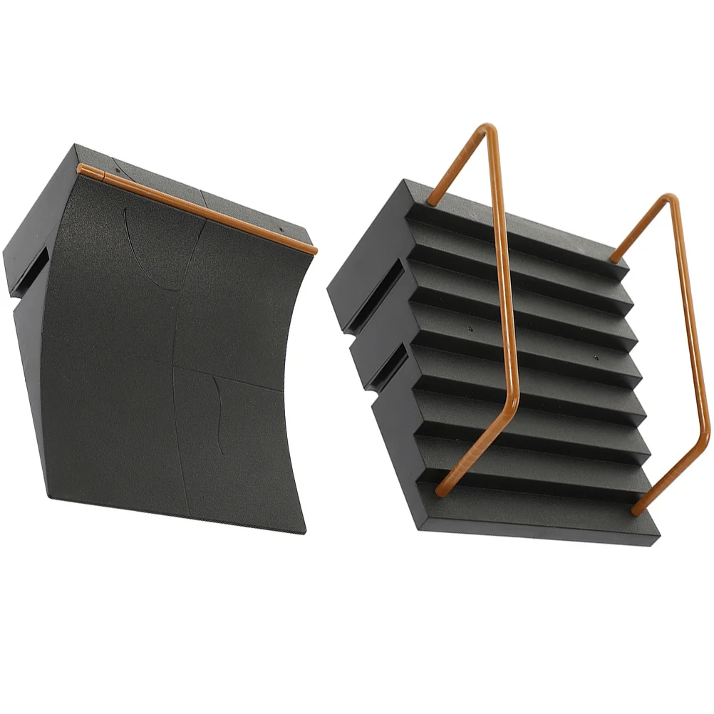 2Pcs Finger Skateboard Rampe Kit Kunststoff Skate Park Requisiten Griffbrett Hindernis Finger Skateboard Park Teile Kinder