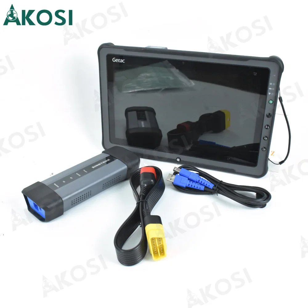 Getac F110 tablet+For HOWO A7/T7H/Sitrak software Diesel Engine Heavy Duty For SINOTRUK Cnhtc HOWO Chinese Truck Diagnostic Tool