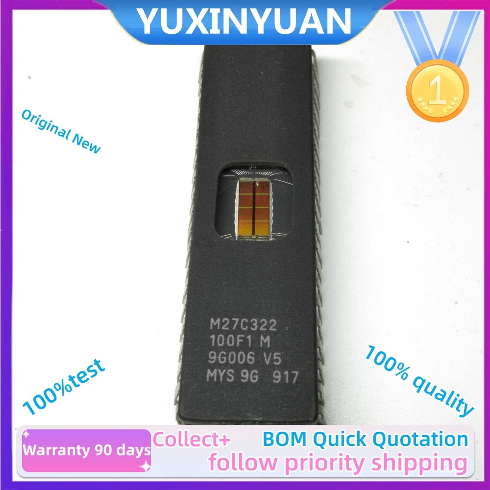 1PCs/Lot  new Original M27C322-100F1 CDIP M27C802CZ M27V160-100F1 M27V160-100XF1 M27V322-100F1 M27V322-100F1 MCU Chips In stock