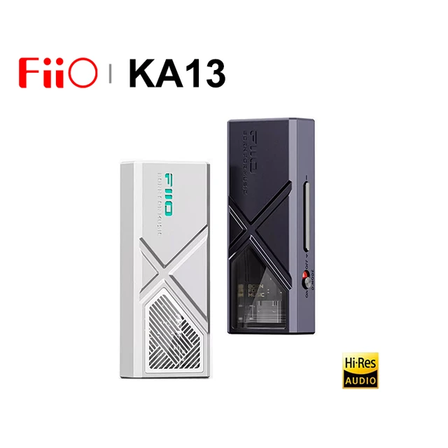 新品未開封】 KA13 Japan – FIIO シルバー ヘッドホンアンプ DAC