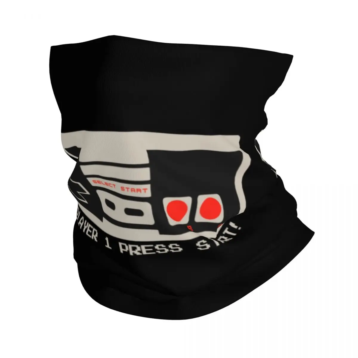 

Custom Retro Vintage Gaming Controller Neck Gaiter Women Men UV Protection Winter Video Game Gamer Bandana Scarf for Hiking