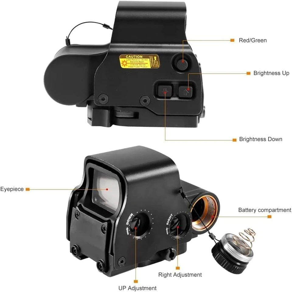 EOTECH 558 ホログラフィック ライフル スコープ コリメーター レッド