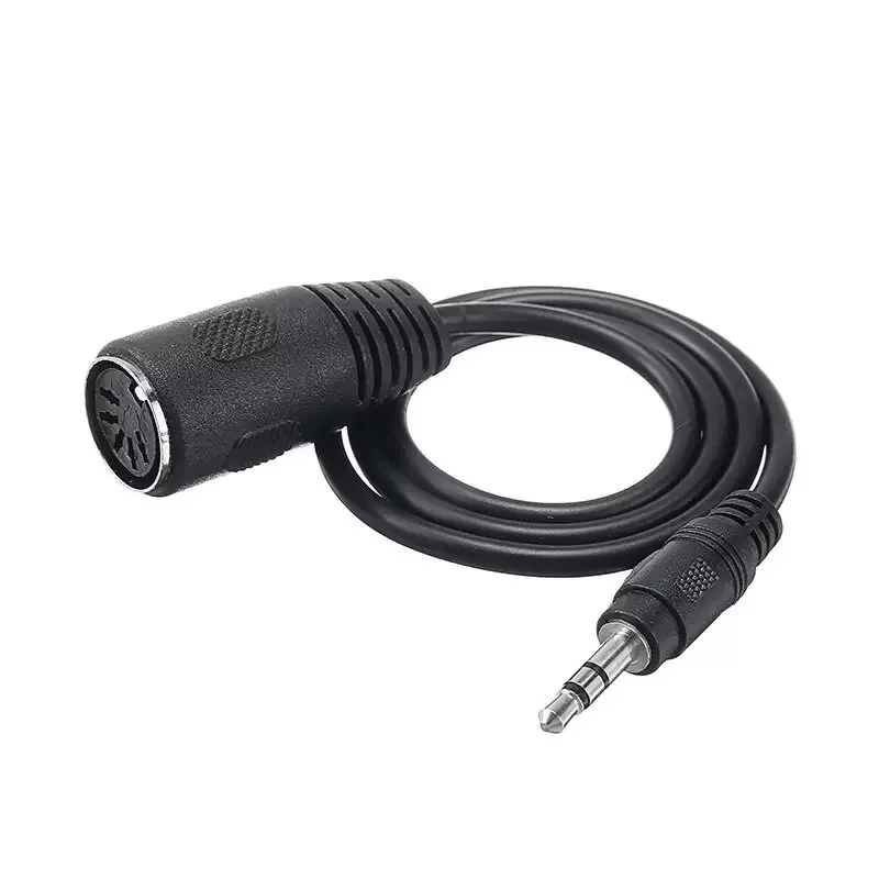 DIN 5pin To 3.5mm Cable 5Pin DIN Female To 3.5MM Male SmartPhone AUX Headphone Stereo Jack Adapter Input Cable 0.5M 1M 1.5M