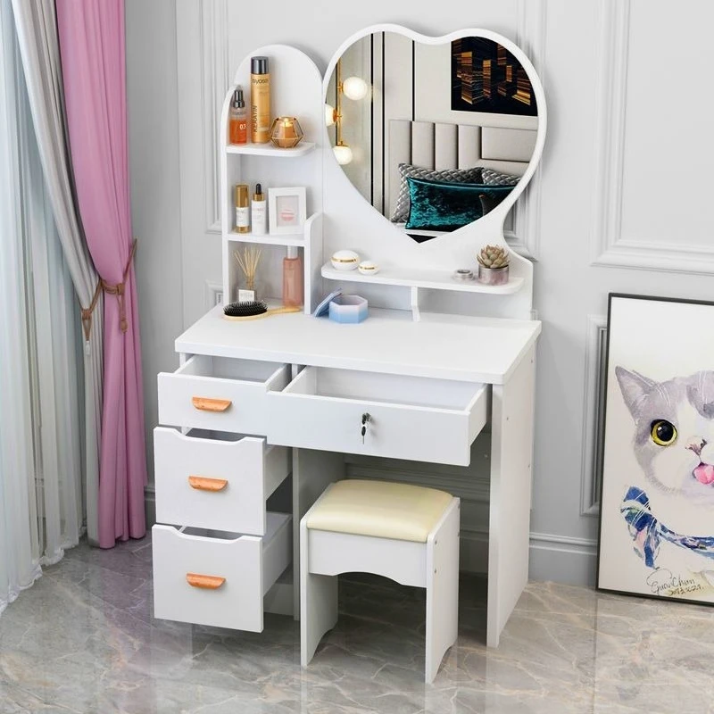 Modern simple cosmetic table dresser, bedroom mini small apartment household economical dressing
