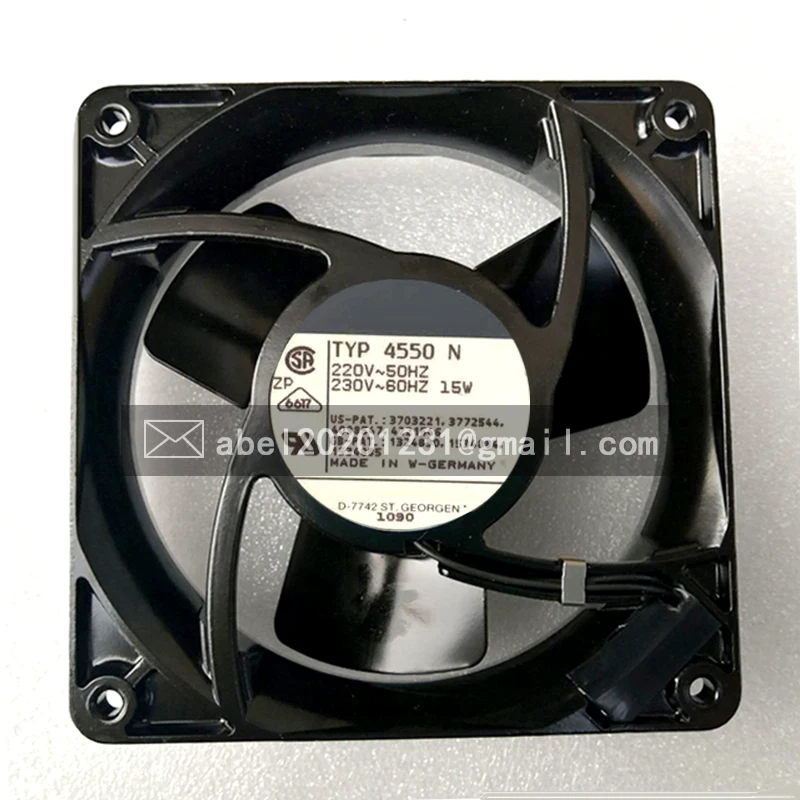 

BRAND NEW TYP 4550N 4550 N 230VAC ORIGINAL COOLING FAN 12038 12CM 120*120*38MM