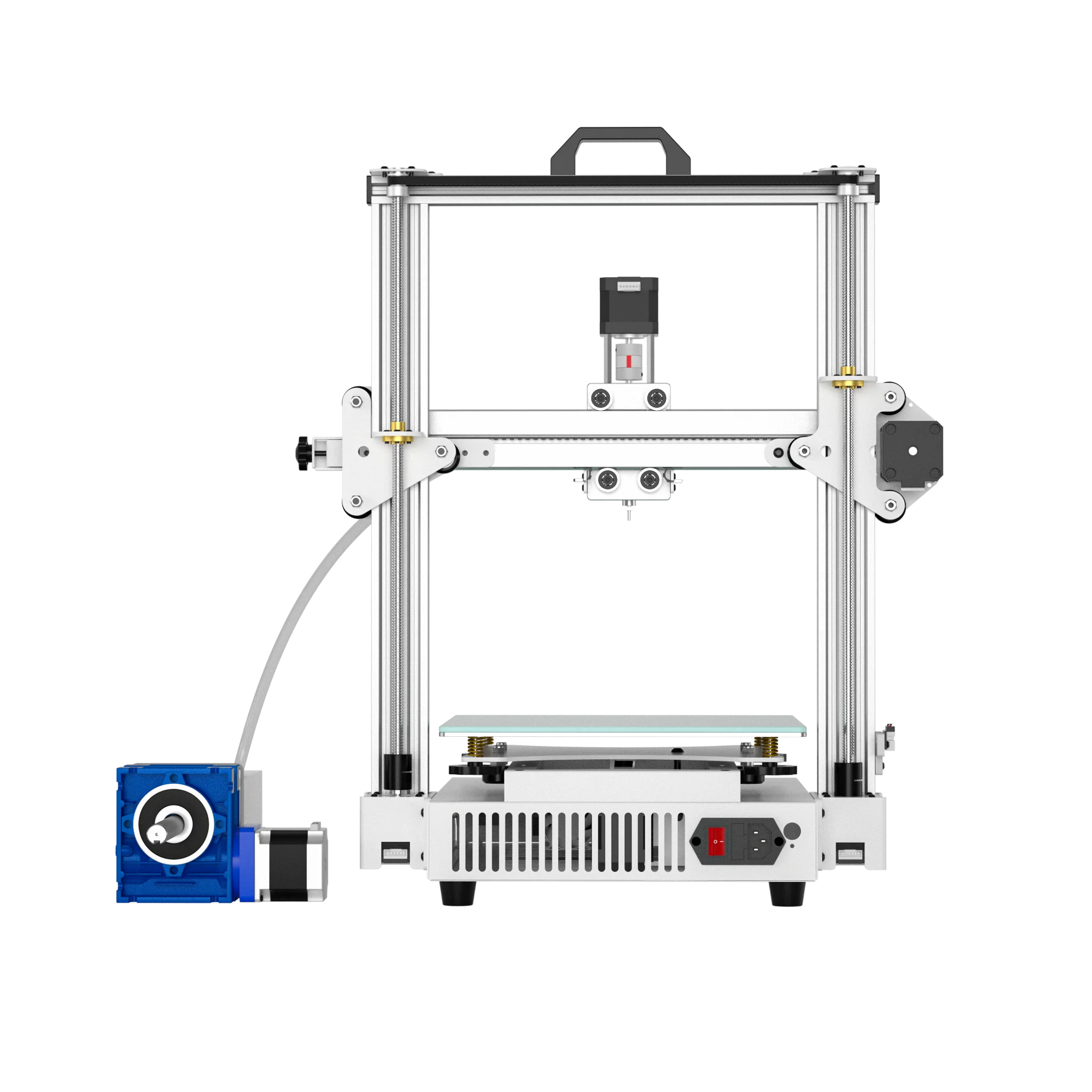 Imagem -02 - Tronxy-harris Pro 3d Impressora Cerâmica Argila Tamanho de Impressão Grande 255*255*260 mm Metal og 15 Trilhos Extrusora de Argila de Alta Qualidade