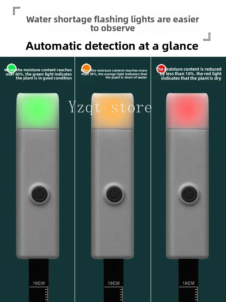 Intelligent soil moisture and water shortage reminder detector, plant detection, soil, flower pot, watering content, monitoring