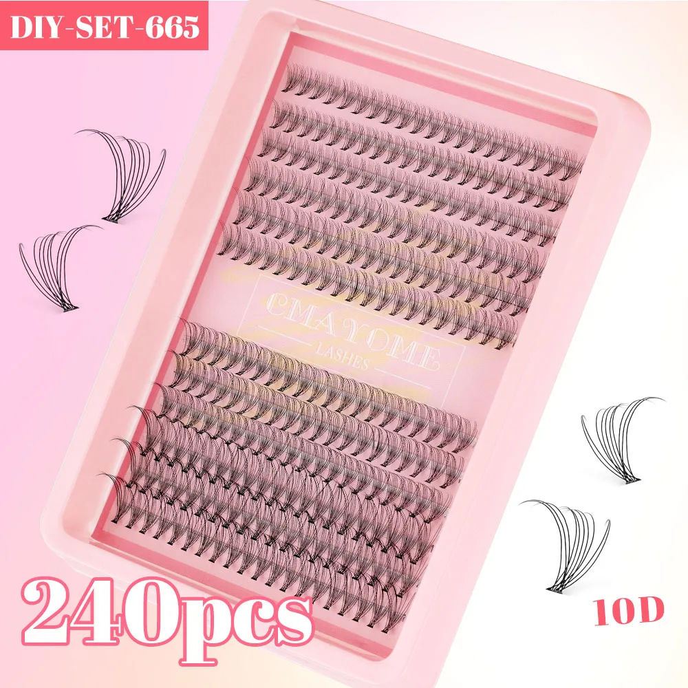 D Song faux cils 10D 20D 30D ensemble mixte vente chaude Extensions de cils pour Mascara Volume