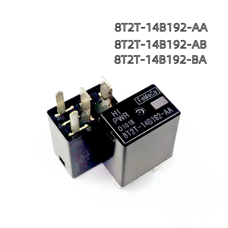 5PCS/lot 100% Original New Automobile relay 8T2T-14B192-AA  8T2T-14B192-AB  8T2T-14B192-BA   8T2T 14B192 AA  4PIN  5PIN