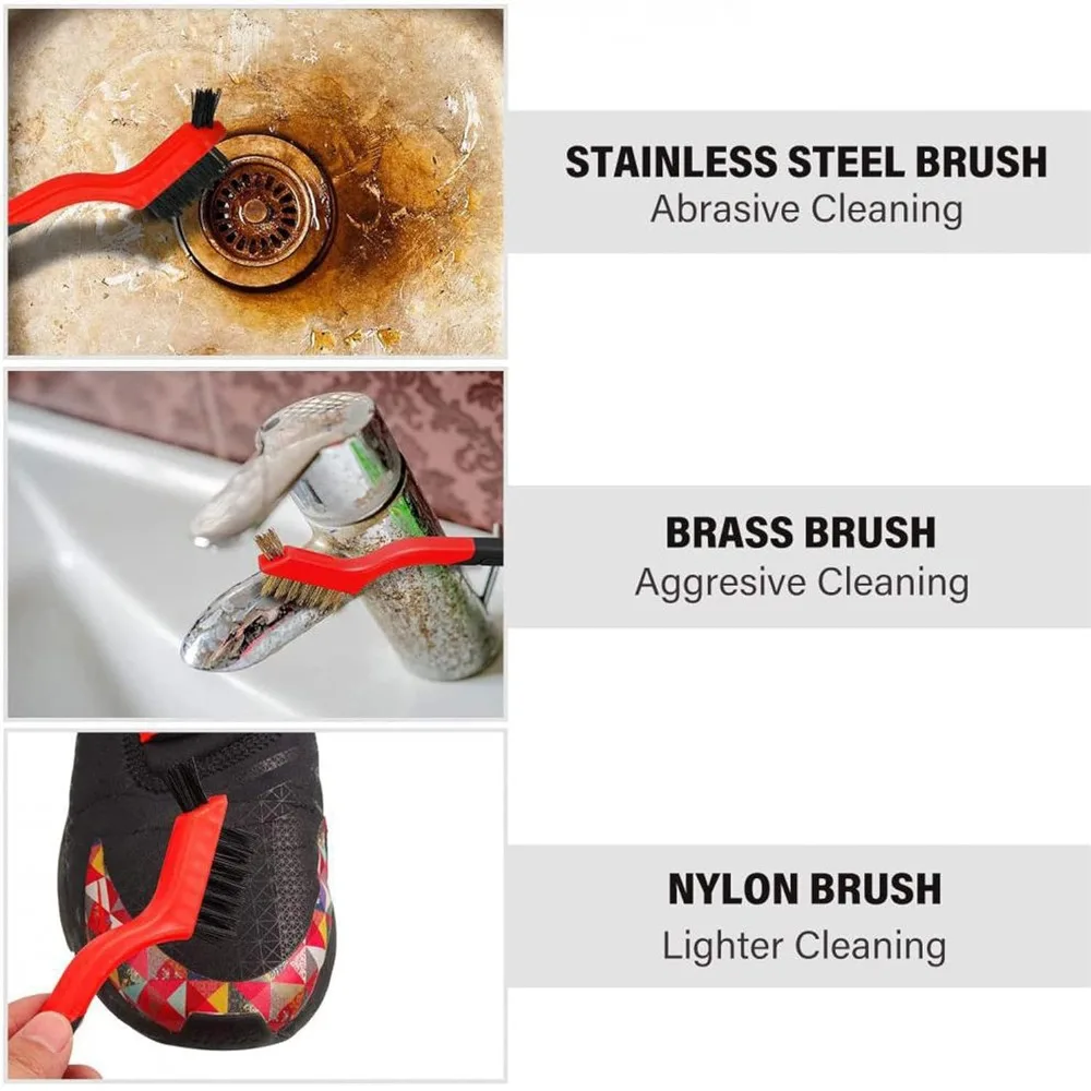 Multi-Purpose Cleaning Brush Set 4