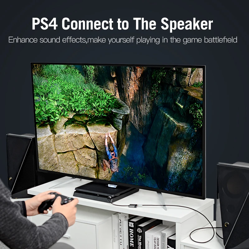 Vention USB External Sound Card USB to 3.5mm Audio Adapter with Microphone for PC Laptop MacBook PS5 Gaming Headset Sound Card