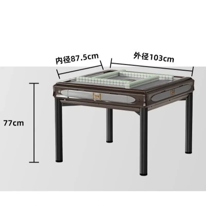 Mayou Automatic Mahjong Machine Classic Four Port Silent Household Dining Table Dual Purpose Chess and Card Room Game Table