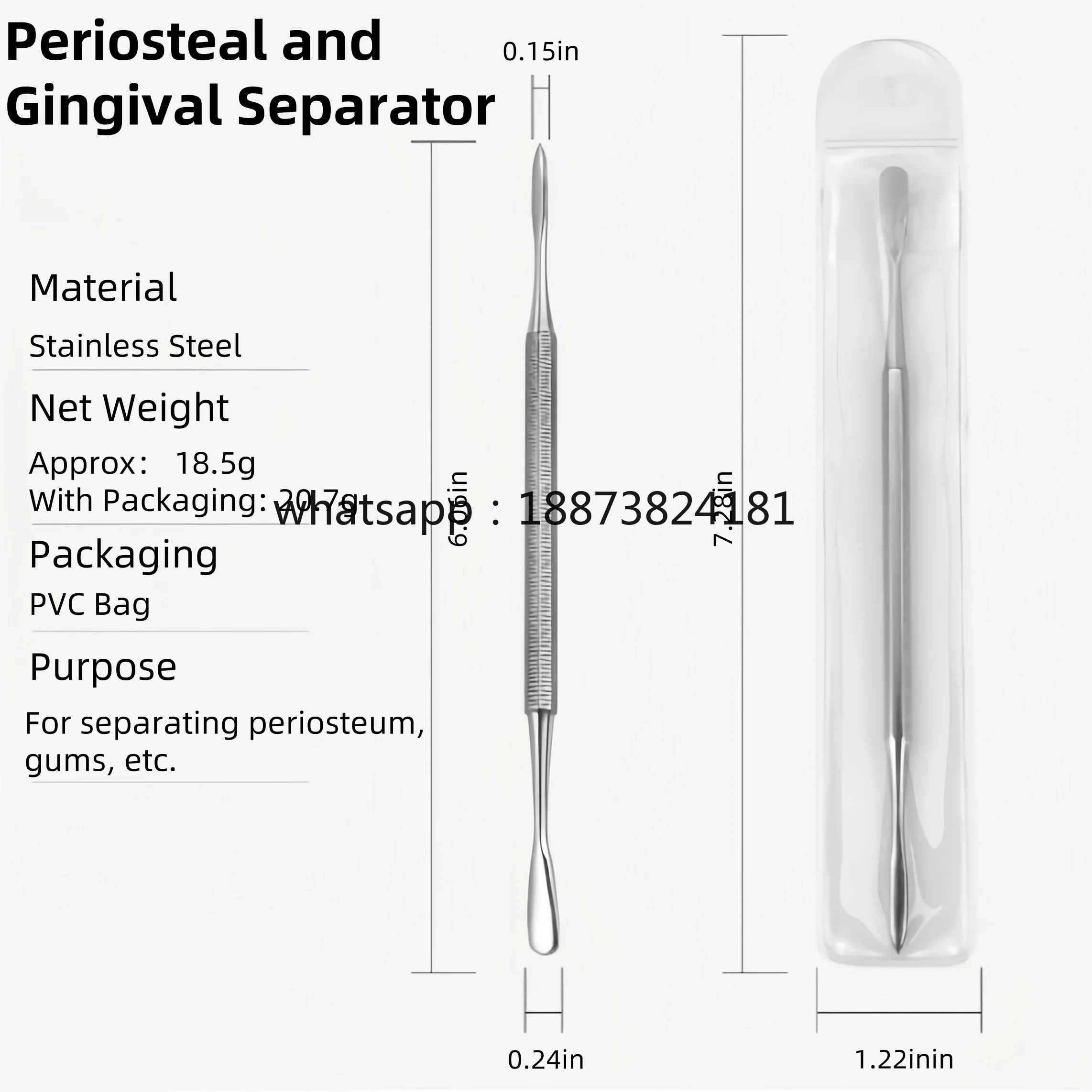 Periosteal Separator,Gingival Dissector,Flap Elevator,Oral Dissector,Gingival Elevator fast shipping