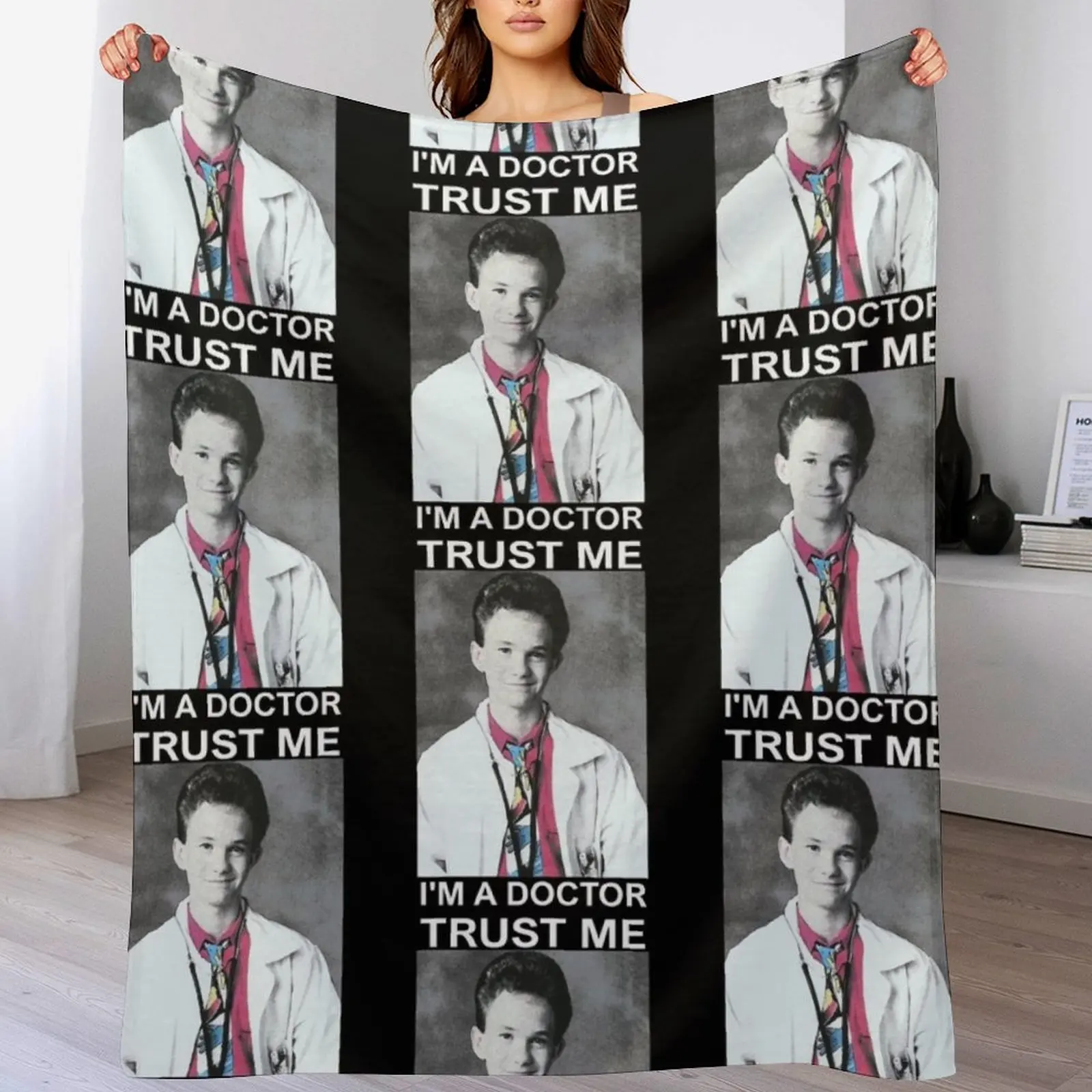 Doogie Howser Trust Me Throw Blanket Comforter Beach Blankets